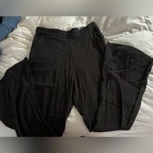 High waist wide leg dress pants